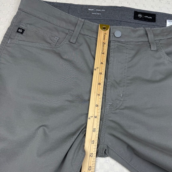 Adriano Goldschmied Tellis Slim Pants Men 35x32 (36x31.5) Airluxe Italian Fabric - Picture 6 of 14